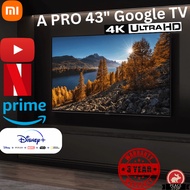 [3-Year Official Warranty] XIAOMI TV A PRO 43 4K UHD Google TV w Google ASSISTANT