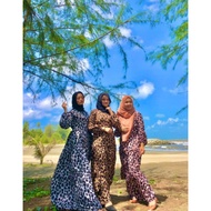 Leopard Dress , Dress raya 2022 , dress corak harimau