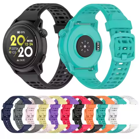 20mm 22mm Watch Straps for COROS PACE 3/APEX PRO/2Pro/46MM Silicone Wristband For COROS APEX 2/42mm 
