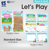 Set Keceriaan Kelas 12 Design 2023 TS25 Banner Hiasan Kelas untuk Murid Kelas Sekolah Standard Size 