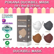 Pokana Duckbill 4Ply Earloop Medical Face Mask Box 25S / Masker