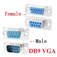 Db9 DB9 DB 9db-9 RS232 Male Female 9 pin Connector VGA Socket Adapter 2-row Interface