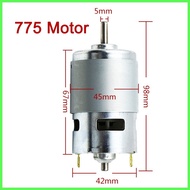 ☚ ™ ✲ ▰ 775 DC Motor 12V 12000RPM High-speed Large Torque Motor with Ball Bearing and Fan Blades fo