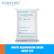 Pasir Putih Aluminum Oksida Alumina AL2O3 Mesh 220 (25kg)