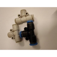 Pneumatic Tee Unoin Air Tube Connector 6mm