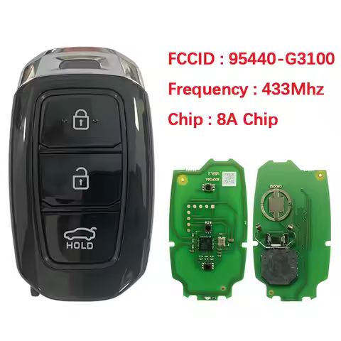 CN020213 For Hyundai I30 2018-2019 FCCID 95440-G3100 SYEC3F0B1608 Key Remote Keyless Contorl 8A Chip