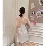N87 Women's Sleepwear Made of Satin Silk, Gentle Two-String Design