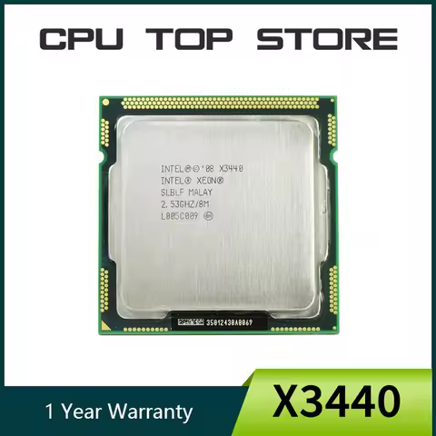 Intel Xeon X3440 Quad Core 2.53GHz LGA 1156 8M Cache 95W Desktop CPU