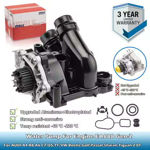 Aluminum Water Pump Assembly 06H121026 For AUDI A3,A4 B8,A5,A6 C7,Q3,Q5,TT,VW Beetle,Golf,Passat,Sha