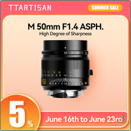 Ubeng เลนส์โฟกัสแบบ F1.4 50มม. สำหรับกล้อง Leica M-Mount เช่น M240 M3 M6 M7 M8 M9 M9p เลนส์ M10 Leic