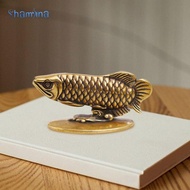 [Shamjina] Mini Arowana Statue Incense Stick Holder Fish Statue for Tea Room Yoga Table