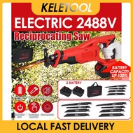 588V Cordless Electric Saw Reciprocating Saw with Saw Blades Small logging pruning saw saber saw