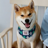 Gentle Little Monster系列Queen B與Julian的菱格紋領巾(手工製)