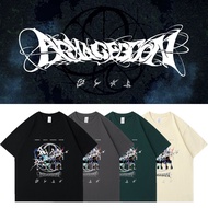 AESPA Cotton T-shirt Aespa Armageddon KARINA WINTER NINGING GISELLE Print Short Sleeve Top