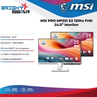 MSI PRO MP251 E2 24.5" IPS 120Hz Monitor - 1ms MPRT/HDMI/DP/VGA/Speaker