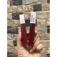[Bill Mỹ] Son Kem Maybelline Superstay Matte Ink Liquid Lipstick Voyager 50.Đỏ trầm