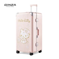 Kitty suitcase Genuine Ginza x Hello Kitty Luggage Suitcase - Aluminum Frame Trunk (20 26 30) Inch L