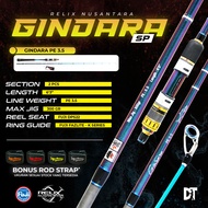 Relix Nusantara Gindara Joran Pancing Rod Jigging Spinning Overhead OH PE 0.8 1.0 1.5 2.5 3.5