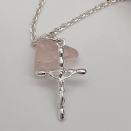Pure 925 Silver The Crucifix Pendant 925 纯银天主教十字架吊坠