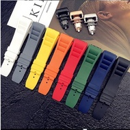 [New Style] Richard mille Richard mille Waterproof Imported Silicone Rubber Watch Strap 25mm Raw Ear