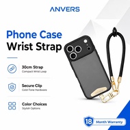 Anvers 30cm Wrist Strap with Golden Clip | Secure & Stylish Phone Lanyard | Multi-Color Choices for 