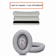 Replacement Soft Leather Memory Foam EarPads Earmuffs For BOSE QC45 QC35 QC25 QuietComfort 25 35 35i