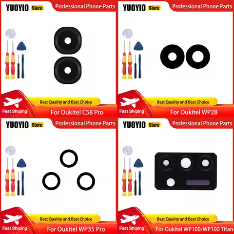 Camera Lens Glass For Oukitel C1 Pro C58 Pro WP28 WP35 Pro WP100 Titan WP15 WP5 WP17 WP18 WP19 Pro L