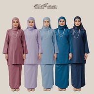 Baju Kurung Modern | Eluna Kurung Modern Premium Cotton set pakaian wanita