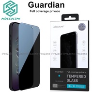 ☺ART☺ NILLKIN Privace Anti-Peeping Tempered Glass For IPhone 15 Pro Max / 14 Plus / 11 / 12 / 13 Pro Max / Xs Max