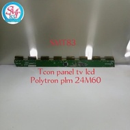 Tcon panel tv lcd Polytron plm 24M60