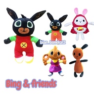 Bing bunny & friend black rabbit doll 30cm high plushie