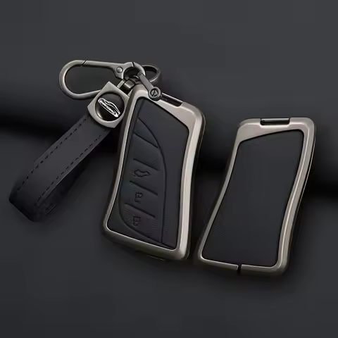 Car Zinc Alloy Leather Key Case Cover Chain For Lexus NX ES UX US RC LX IS 250h RX 350h LS 450h 260h