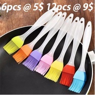 [SG Seller] 1pcs Silicone Pastry Bread Oil Cream Brush Baking Bakeware BBQ Cake Cooking Tools