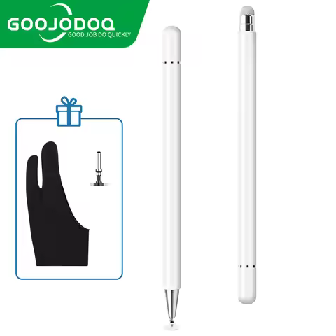 GOOJODOQ Universal Stylus Pen 2-In-1 Aluminum Automatically Absorb Pen For Tablet iPad Xiaomi Samsun