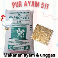 BRAVO PUR 511 5kg VOER 511 MAKANAN TERNAK AYAM Hi-Pro-Vite 511 Bravo Pakan ayam hobi