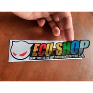 Ecu shop printcut car stickers