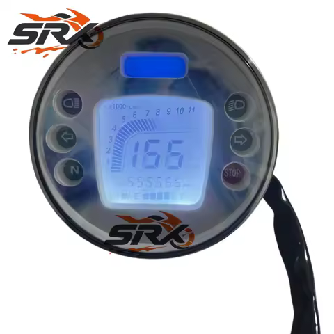 Digital Round Speedometer Assembly For Vespa PX80-200 PE Lusso ECs PX LML PX125 PX150 VBX VNX Stella