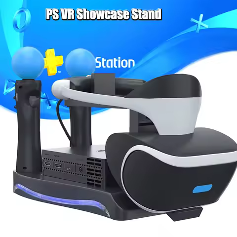 PS4 PS Move VR PSVR LED Storage Stand 2 Charging Ports Headset Holder CUH-ZVR2 2th Bracket for Sony 