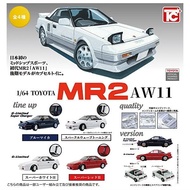 [4 set complete] Toys Cabin 1 64 Scale Toyota MR2 AW11 Full Set 4 Types Gashapon Capsule Toy Miniatu