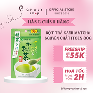 Bột trà xanh matcha nguyên chất Itoen Oi Ocha 80g Nhật