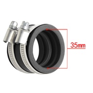 Motorcycle Carburetor Rubber Adapter 35mm/40mm/42mm/45mm Inlet Pipe Intake Motorbike Accessories