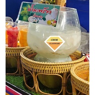 ♬โหลแก้ว โหลโอ่งจัมโบ้ทรงมีฐาน ใส่น้ำลำไย น้ำมะพร้าวปั่น พร้อมส่ง จุน้ำ12.5 ลิตร เกรดรวม ลอดช่อง น้ำ