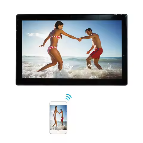 21.5 inch Frameo app send photos remotely touch screen IPS cloud vertical horizontal display WIFI di