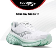 Saucony Guide 17 Road Running Stability Shoes Women's - C(WHITE/JADE) S10936-240