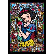 Tenyo Puzzle 266 Transparent Small Piece Stained Glass Disney Family Snow White BF85957