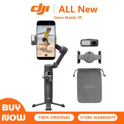 DJI Osmo Mobile 7P Gimbal Stabilizer 3-Axis Phone Gimbal with Built-in Extension Rod And Tripod Nati