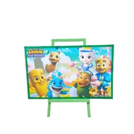 Children's whiteboard with support 30x40/white board - erasable whiteboard character whiteboard
