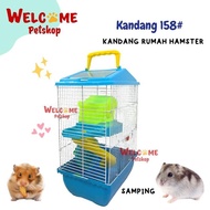 Cage 158 Hamster House Toy High Type Two Levels Cute AS76