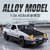 1:36 Scale Toyota AE86 Alloy Car Model Diecast Car Sound Light Car Lovers Collection Kids Birthday G