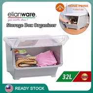 HOME PRIME Elianware 1Pc Stack Box Drawer with Roller Kitchen Home Living Storage Box Organizer (32L